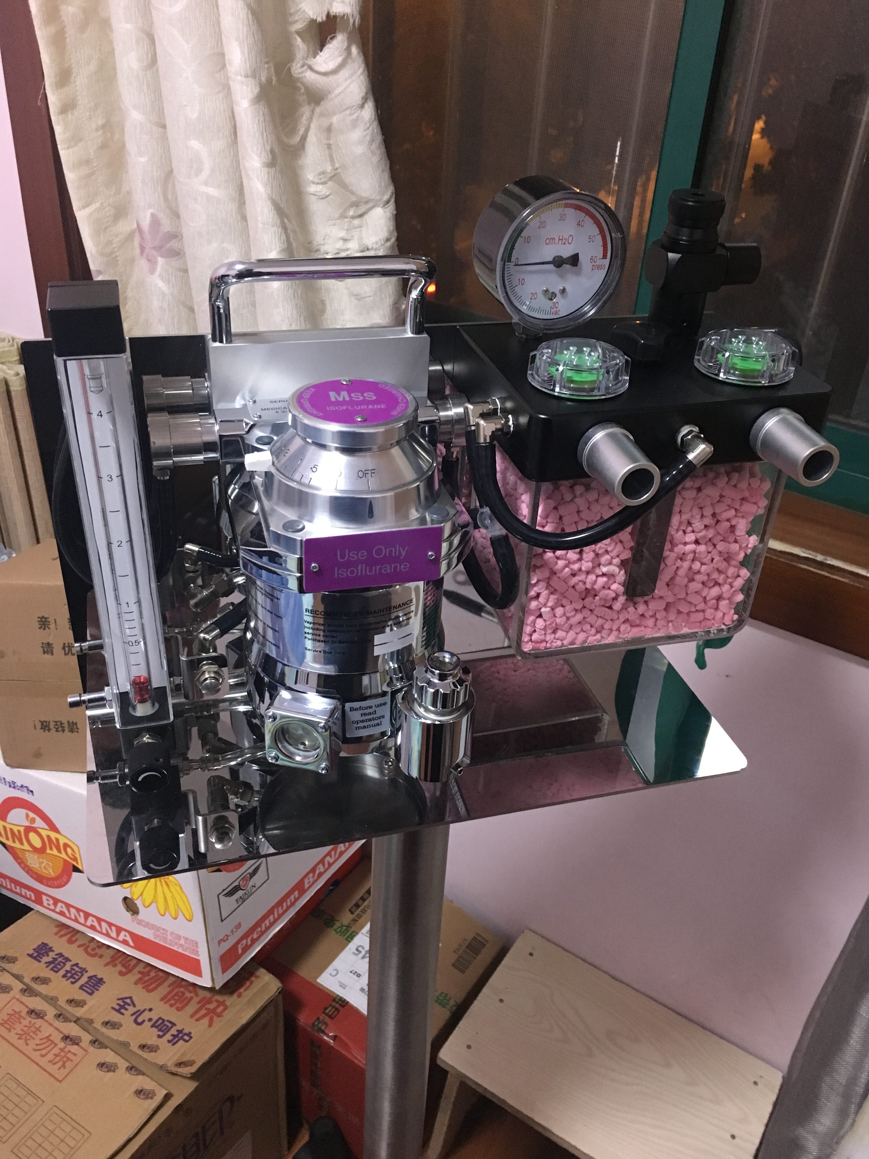 小动物麻醉机，兽用呼吸麻醉机 宠物麻醉机 宠物医疗猫狗呼麻机