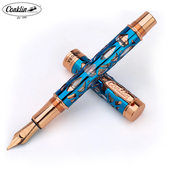 美国Conkllin钢笔 铱金尖金属镂空商务练字书法送教师高档礼物品