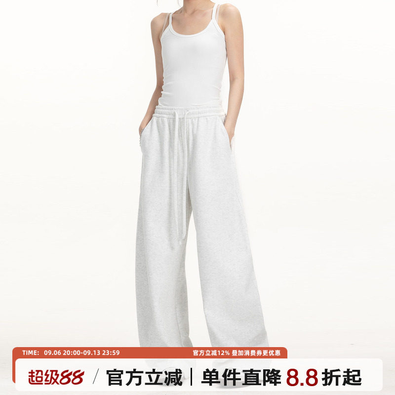 TIRED美式简约弯刀裤男女春夏图片