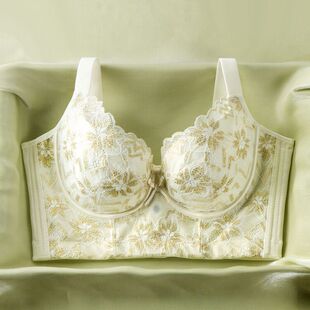 芬诗绮六排扣强调整型薄款透气内衣女收副乳防下垂有钢圈聚拢文胸