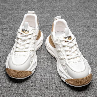 春夏透气网面休闲运动鞋 男老爹鞋 夏款 特大码 网鞋 子男鞋 2026新款 鞋