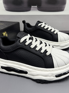 大码男鞋2025冬季新款46贝壳头运动休闲鞋男47加肥加大百搭板鞋48