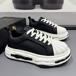 男鞋 男47加肥加大百搭板鞋 2025冬季 46贝壳头运动休闲鞋 新款 大码