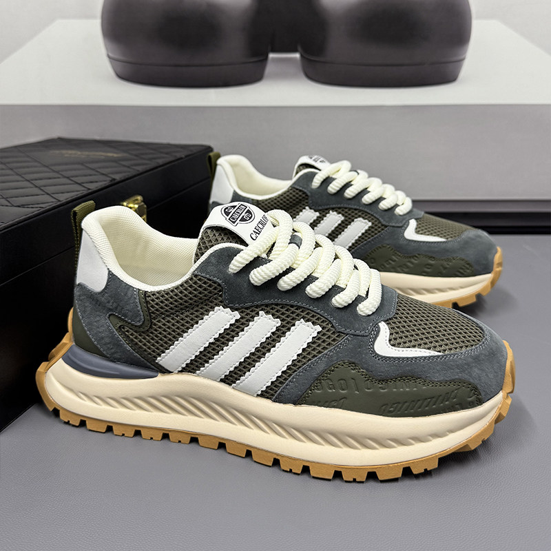 特大码休闲鞋2026夏季新款百搭网面鞋透气男鞋防滑耐磨软底运动鞋