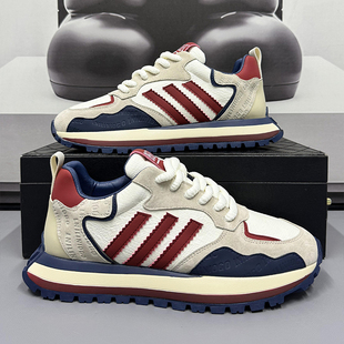 2025冬季 新款 男老爹鞋 鞋 运动阿甘鞋 子男鞋 休闲鞋 大码 防臭加绒男士