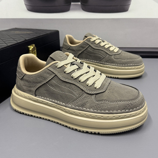 2025新款 子加肥加宽男鞋 休闲鞋 透气防臭潮鞋 特大码 百搭轻便板鞋 鞋