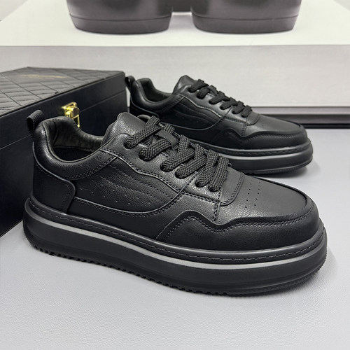 45/46/47/48/49/50码男鞋大码运动鞋黑色鞋子男休闲皮鞋百搭板鞋