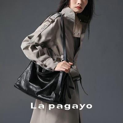 Lapagayo帕佳图2024新款大容量斜挎hobo包商场同款国内正品代购