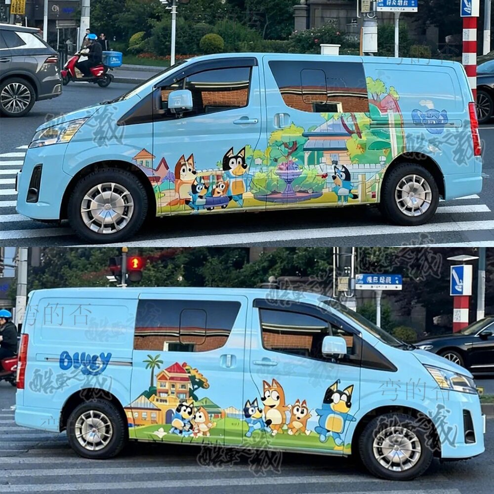 适用丰田海狮 布鲁伊彩绘膜改色膜卡通装饰汽车车膜车贴个性定制