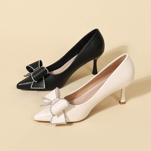 高跟鞋 细跟面试女鞋 女空乘公务员正装 OL职业工作单鞋 2026春夏新款