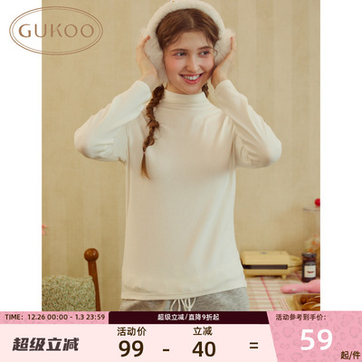 果壳女居家打底衫韩系外穿内搭