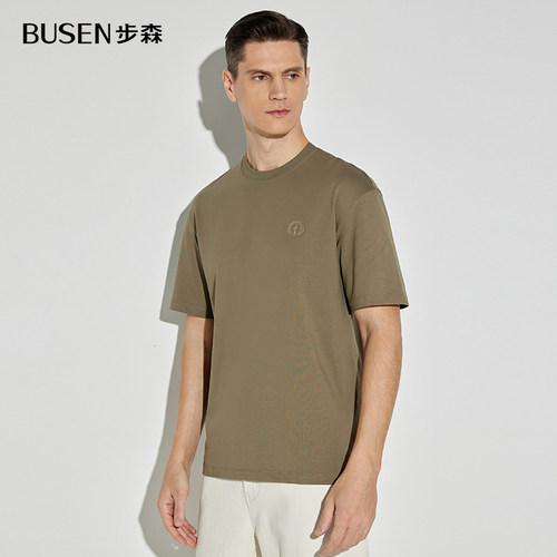 Busen/步森柔棉T恤凉感透气