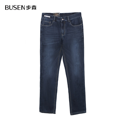 Busen/步森直筒牛仔裤商务休闲