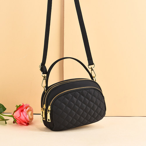 三层牛津布包妈妈买菜零钱手机包