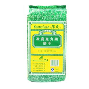 康元饼干家庭克力架原味640克/袋休闲零食点心早餐零食下午茶