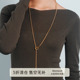 长款 Moment 独家重磅 项链毛衣链配饰长链女轻奢小众高级感秋冬