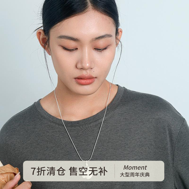 古着故事感毛衣链长款项链图片