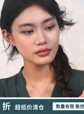 新中式和田玉平安扣纯银项链礼物