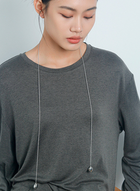 多种用法铃兰毛衣链长款项链