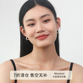 Moment 礼物 爆款 微笑弧线 纯银项链毛衣链配饰银饰首饰女2025新款