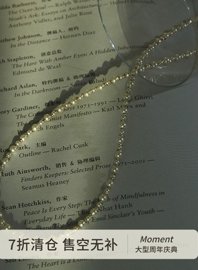 Moment 满天星 施家珍珠碎银子项链颈链锁骨链饰品配饰轻奢小众女