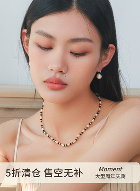 天然虎眼石项链锁骨链手链