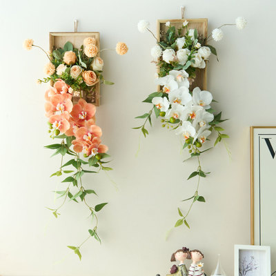 小清新蝴蝶兰仿真花室内装饰品