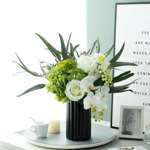 假花高级样板间绣球小清新客厅