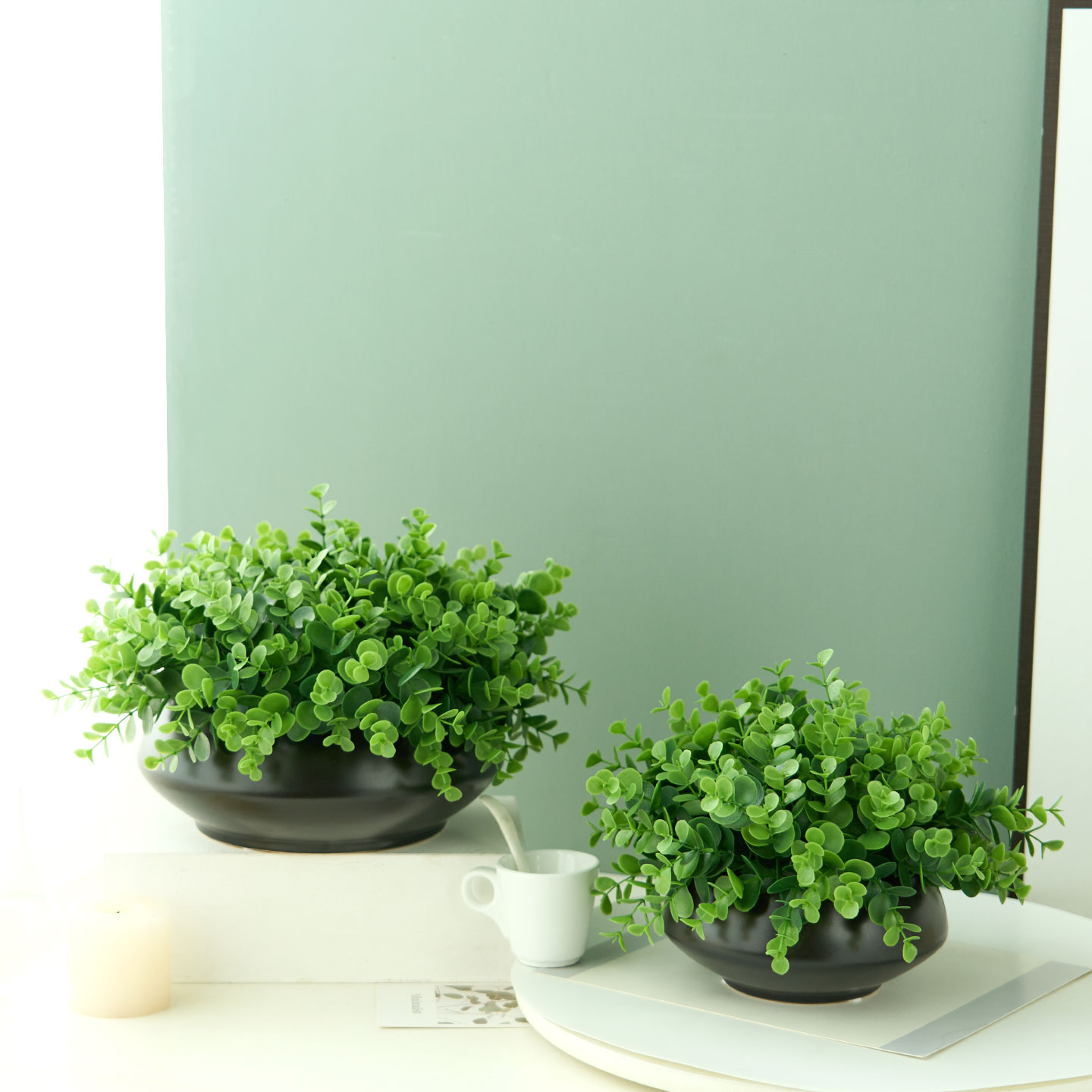 新中式仿真花高级感假绿植