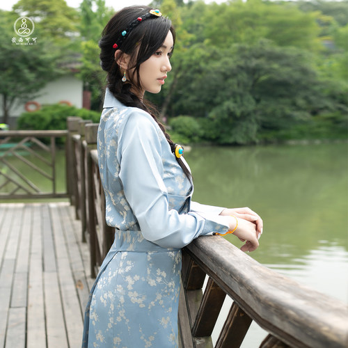 藏族服装女夏季薄款藏装民族风