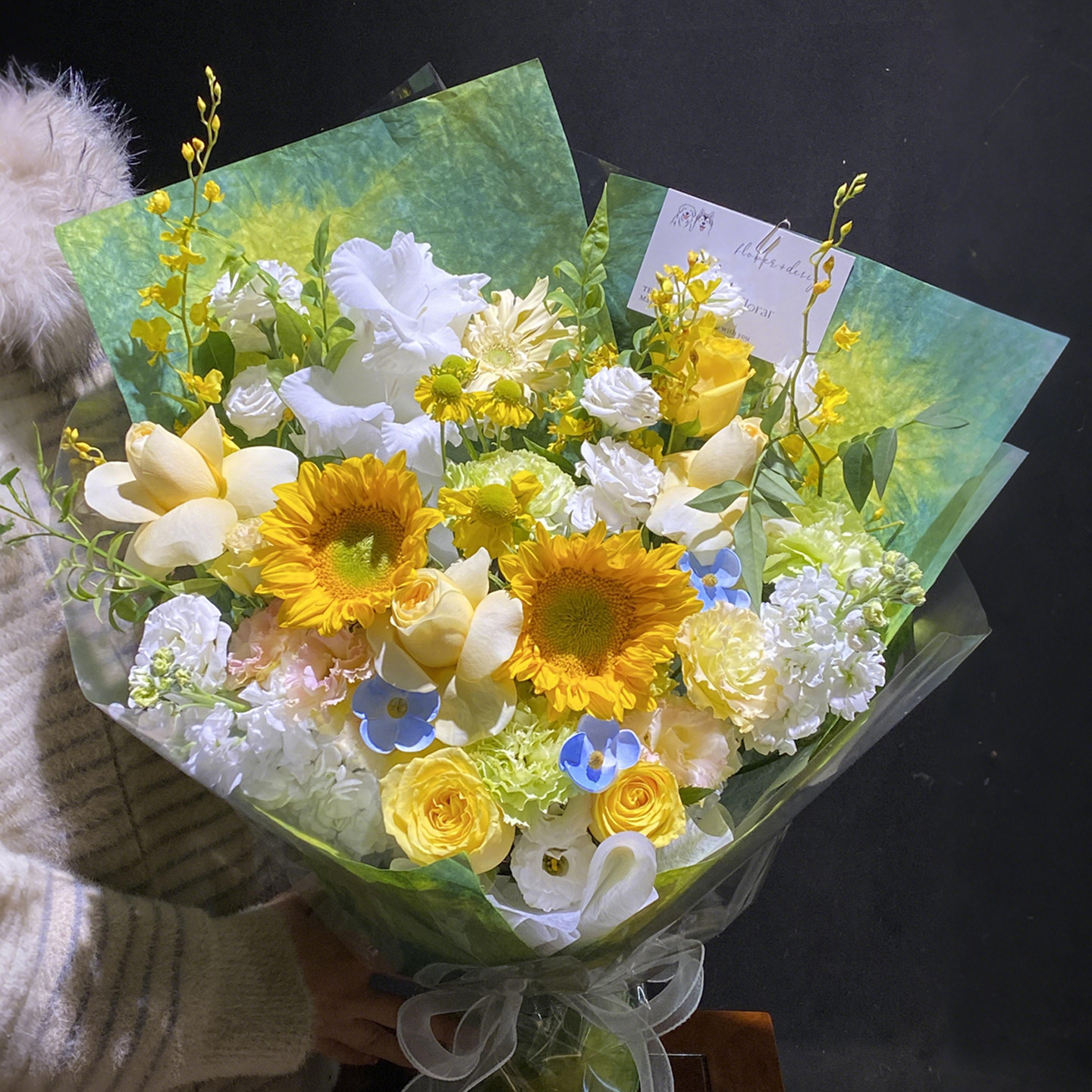 教师节送老师向日葵玫瑰鲜花花束全国同城速递配送小时达生日送花