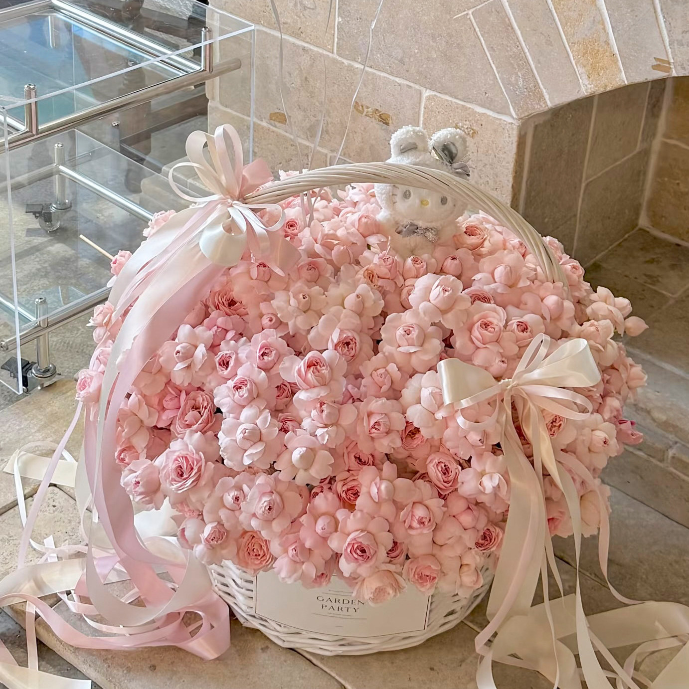 仙子之吻弗朗花篮鲜花花束同城配送女友生日玫瑰创意礼物深圳上海