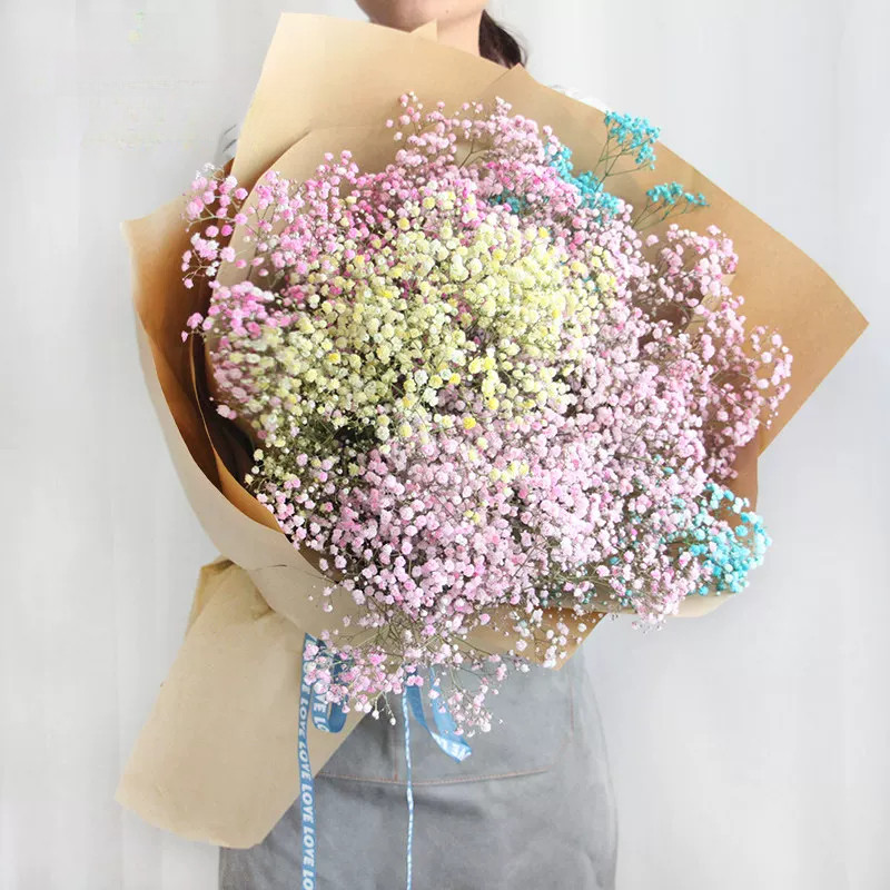 同城鲜花速递干花满天星花束上海北京广州深圳杭州南京成都送花店