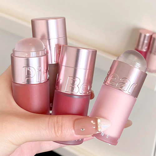 皮可熊多用霜pinkbear提亮液水绒多用霜雾面03开挂桃LC05花路粉