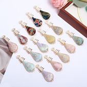 2025新款 非遗宋锦饰品真丝宋国风古典琵琶胸针女士旗袍配饰礼品物