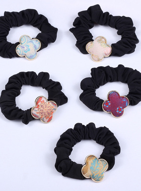 【栖物】新中式名家非遗宋锦配饰发夹发圈上久楷钱小萍 国风发饰