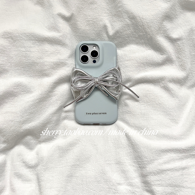 SHERRY高级感温柔手机壳蝴蝶结