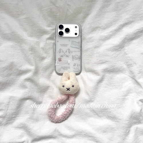 简约ins风肤感小兔子手机壳可爱