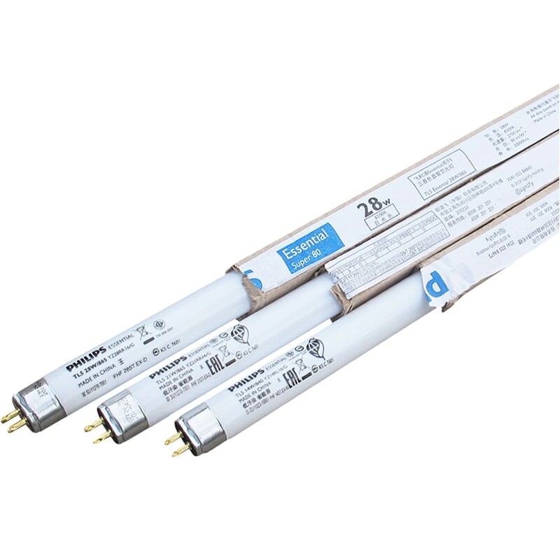 飞利浦节能灯管T5日光灯管三基色8W14W21W28W长条格栅灯荧光灯管
