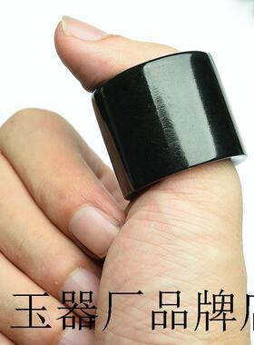 老坑和田青玉步步惊心四爷同款扳指戒指男霸气玉扳指指环精品百搭