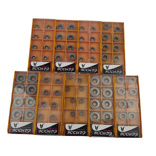 株洲博欧数控七彩铣刀片R5R6圆RPDMT1003 1204 1605 BP5352钢铸铁