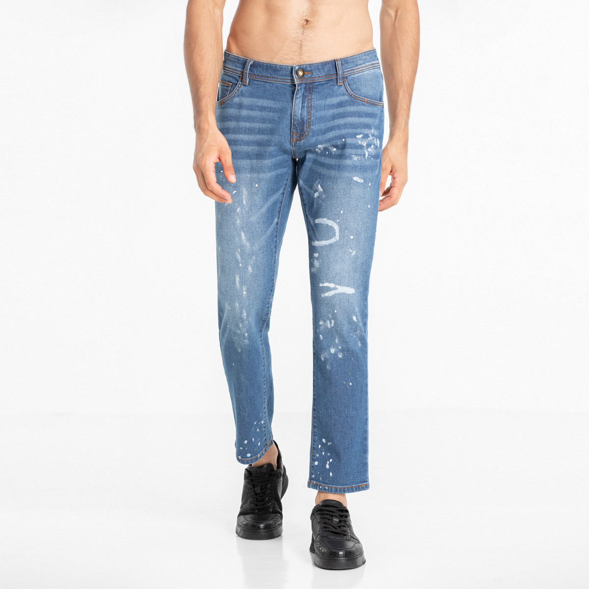 lkdl春夏新品【口碑推荐】百搭易打理复古洗水男士牛仔裤