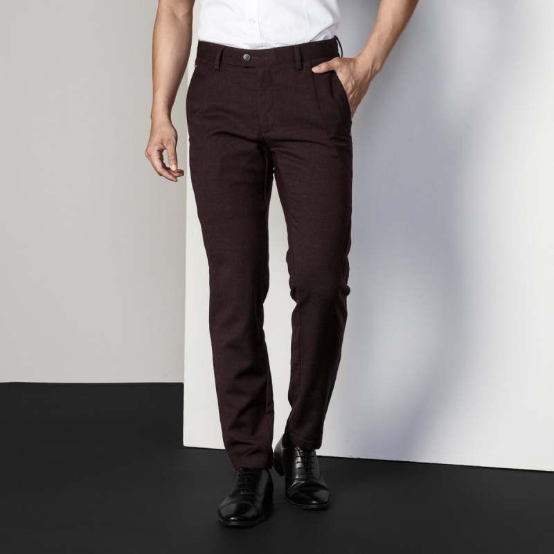 路卡迪龙LKDL 春秋羊毛裤时尚纯羊毛经典直脚男士休闲裤1380