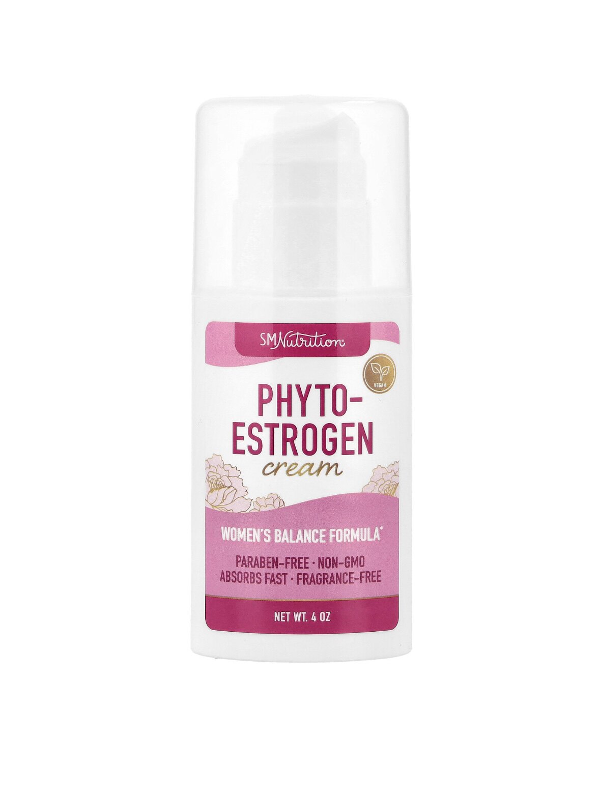 包邮美国smoky Estrogen Cream热潮热更年期和月经周期支持 4oz