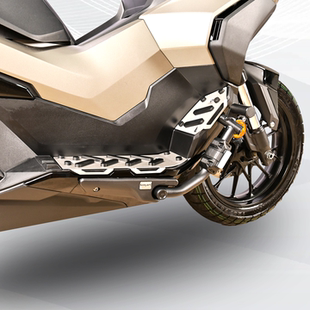 MRBR护杠适配25款ADV350护杠防摔块保险杠不锈钢脚踏改装配件