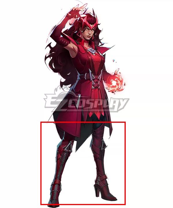 漫威争锋 猩红女巫cosplay鞋定制专拍