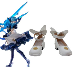 英雄联盟灵罗娃娃格温cosplay鞋cos鞋来图定做动漫演出鞋定制