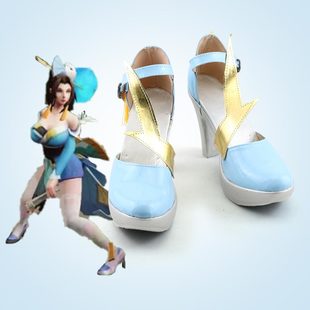 王者荣耀 不知火舞魅语 cosplay鞋 cos鞋来图定做200429