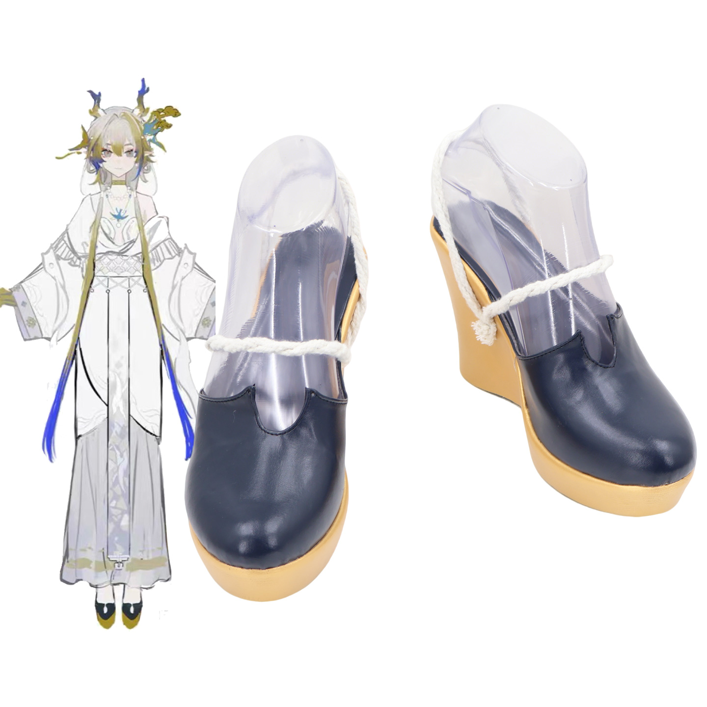 Cosplay鞋靴 明日方舟 黍 Cosplay鞋cos鞋定制