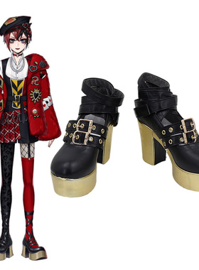 Cosplay鞋扭曲仙境 Riddle Rosehearts 动漫游戏cos鞋定制专拍
